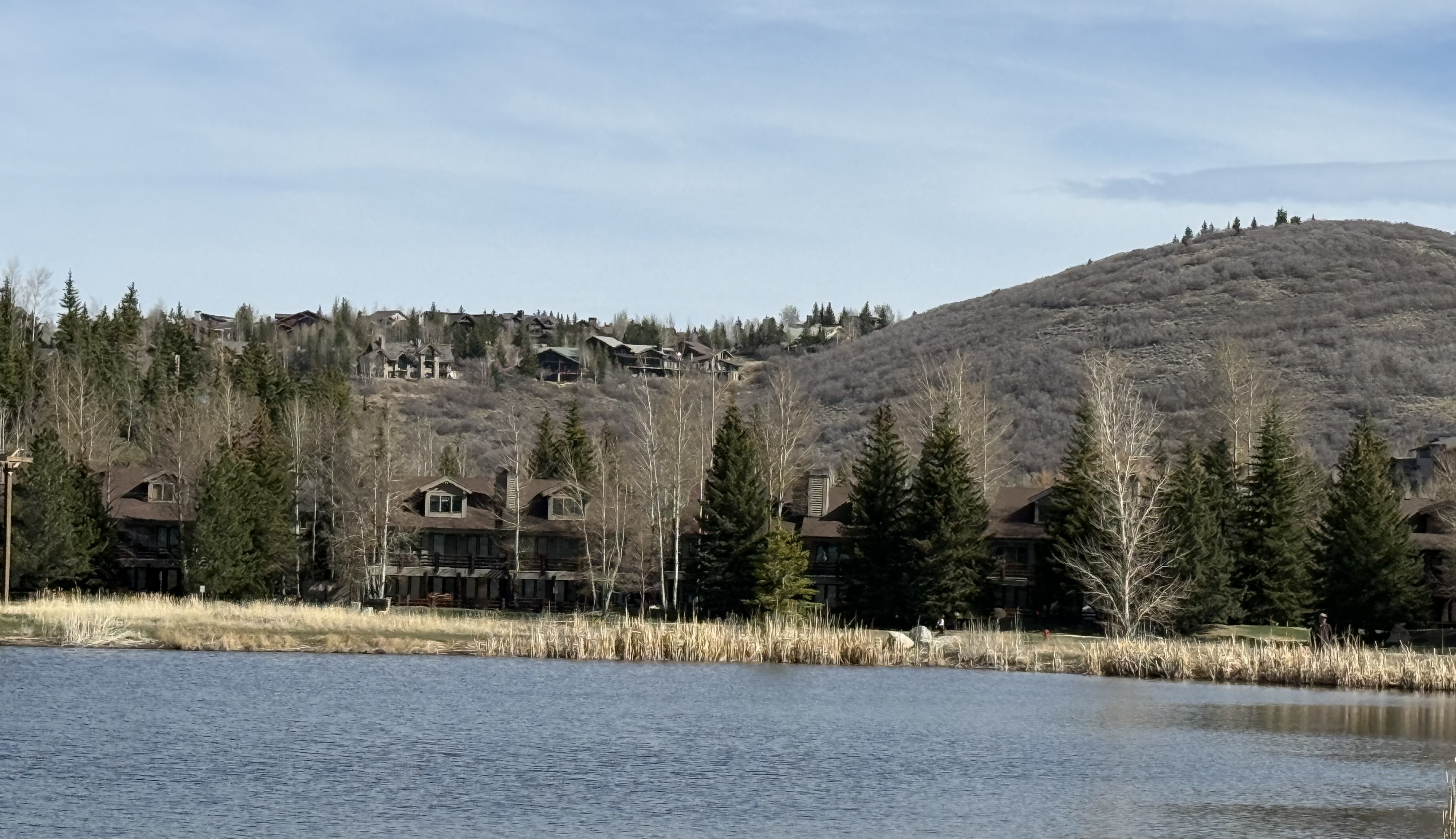 Glenfiddich Condos and Pond in Lower Deer Valley