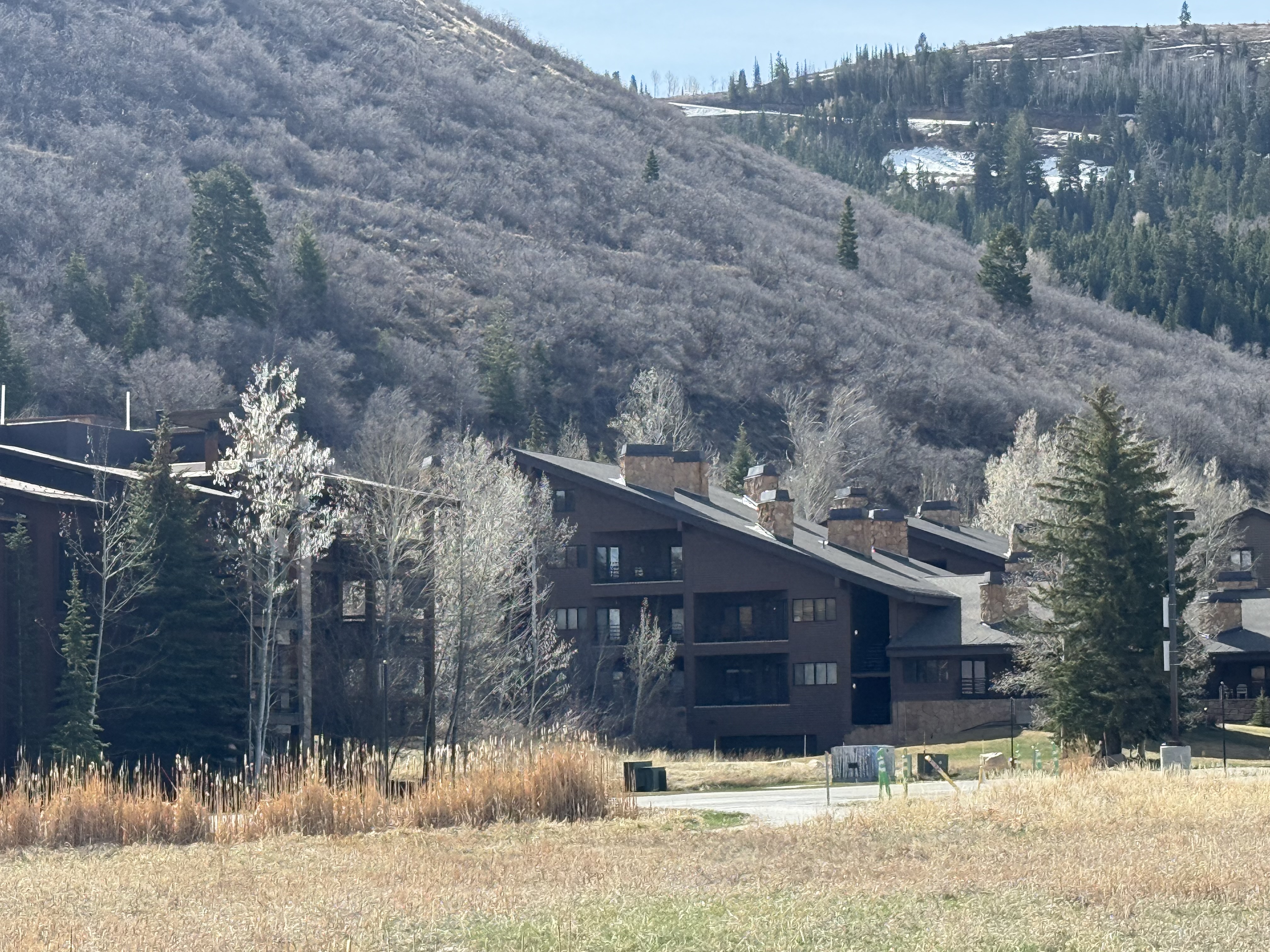 View Of Courchevel Condos From Deer Valley Parking