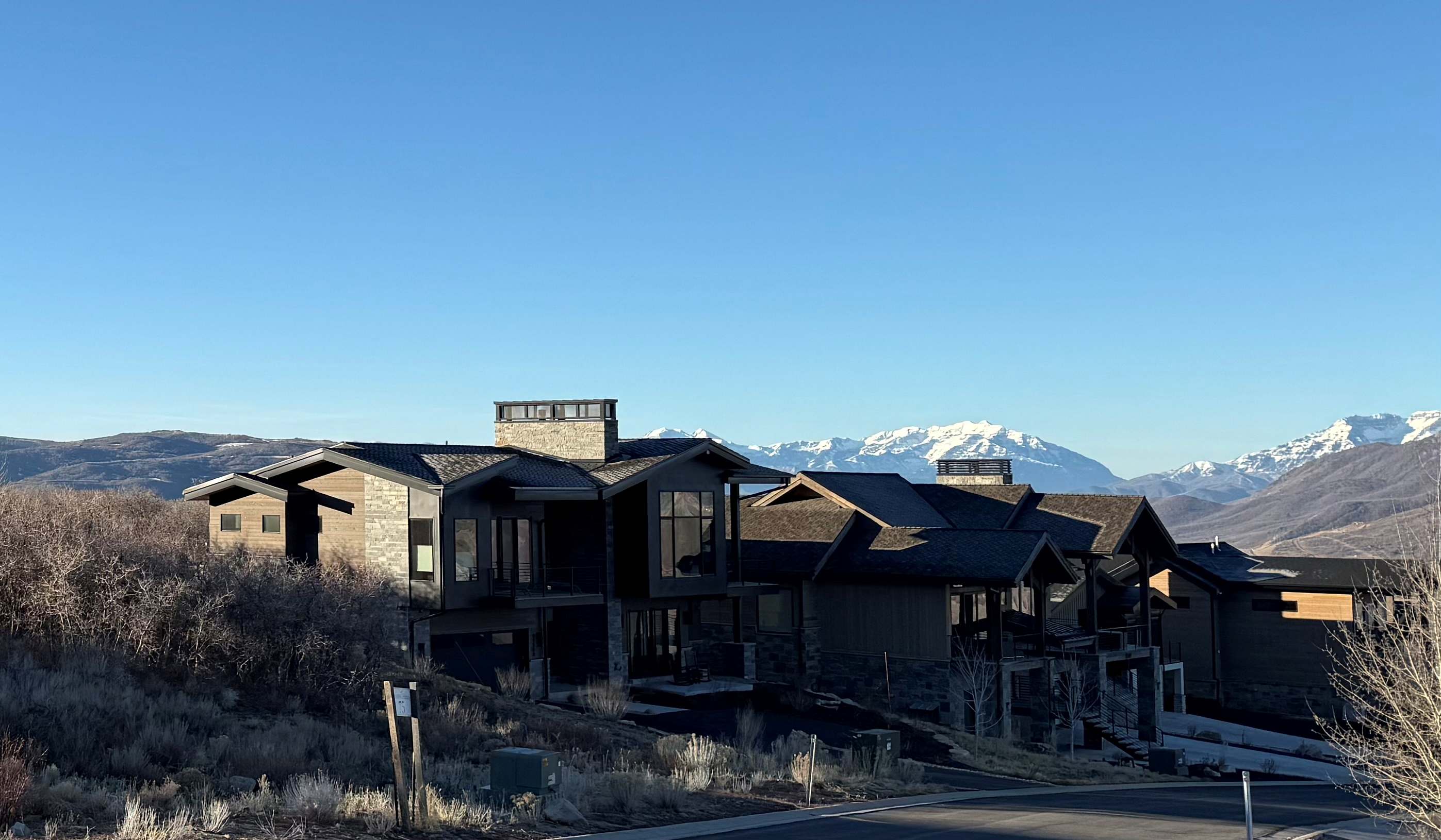 View of homes in the soaring hawk community